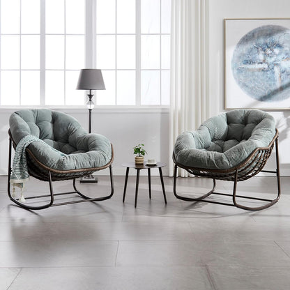 Rattan Hanging Egg Chair | Bohemian Nest Pod with Modern Flair for Garden & Patio