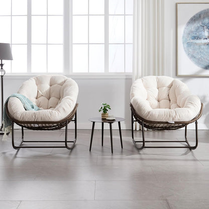 Rattan Hanging Egg Chair | Bohemian Nest Pod with Modern Flair for Garden & Patio