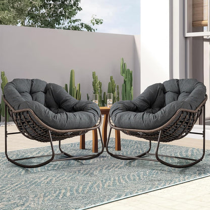 Rattan Hanging Egg Chair | Bohemian Nest Pod with Modern Flair for Garden & Patio