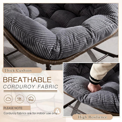 Rattan Hanging Egg Chair | Bohemian Nest Pod with Modern Flair for Garden & Patio