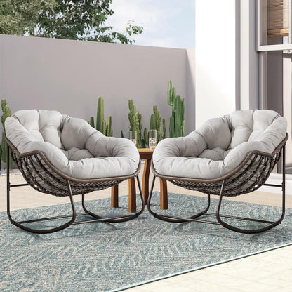 Rattan Hanging Egg Chair | Bohemian Nest Pod with Modern Flair for Garden & Patio