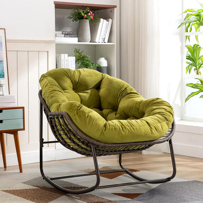 Rattan Hanging Egg Chair | Bohemian Nest Pod with Modern Flair for Garden & Patio
