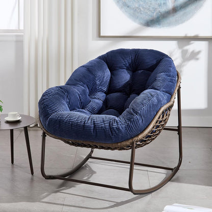 Rattan Hanging Egg Chair | Bohemian Nest Pod with Modern Flair for Garden & Patio
