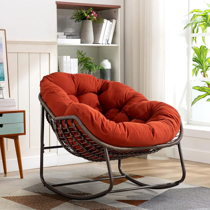 Rattan Hanging Egg Chair | Bohemian Nest Pod with Modern Flair for Garden & Patio