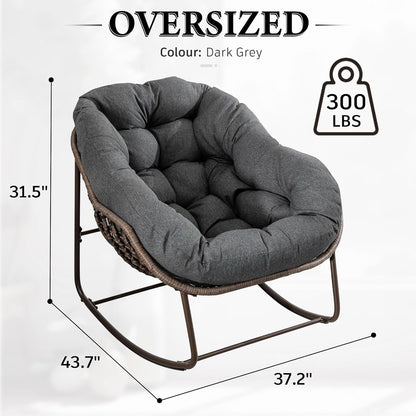 Rattan Hanging Egg Chair | Bohemian Nest Pod with Modern Flair for Garden & Patio