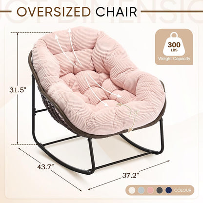 Rattan Hanging Egg Chair | Bohemian Nest Pod with Modern Flair for Garden & Patio
