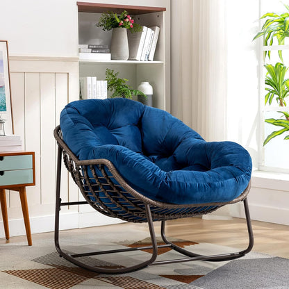 Rattan Hanging Egg Chair | Bohemian Nest Pod with Modern Flair for Garden & Patio